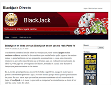 Tablet Screenshot of blackjackdirecto.com